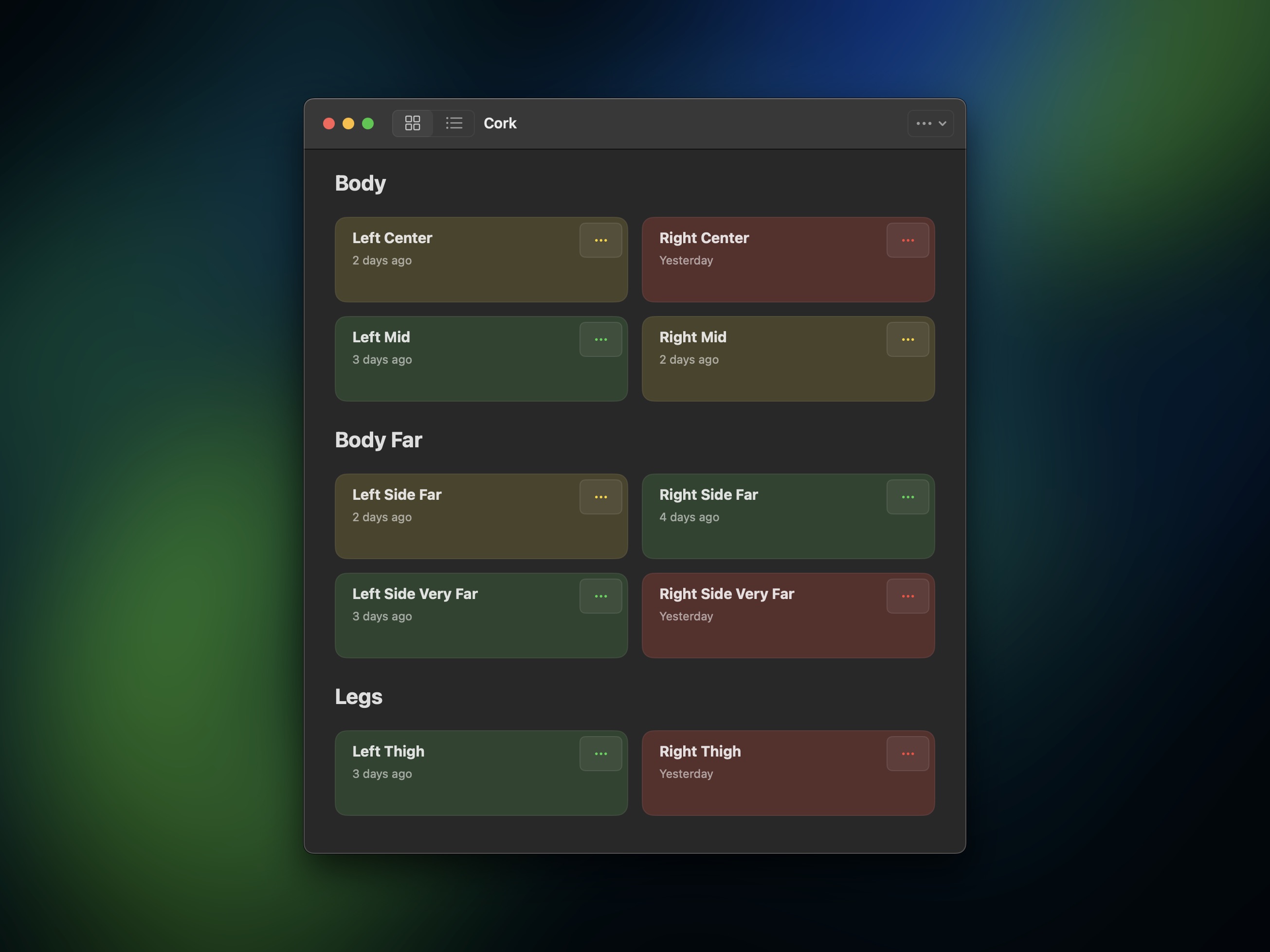Screenshot of Cork
